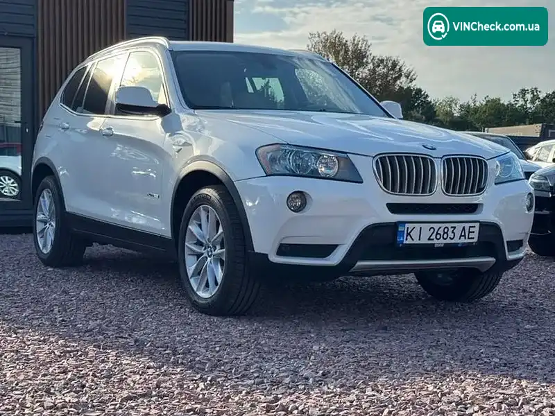 BMW X3 2013, фото з оголошення 1 з 20, VIN 5UXWX9C56E0D12351