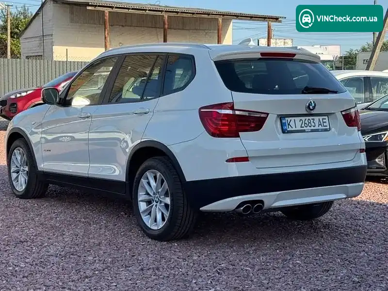 BMW X3 2013, фото з оголошення 2 з 20, VIN 5UXWX9C56E0D12351