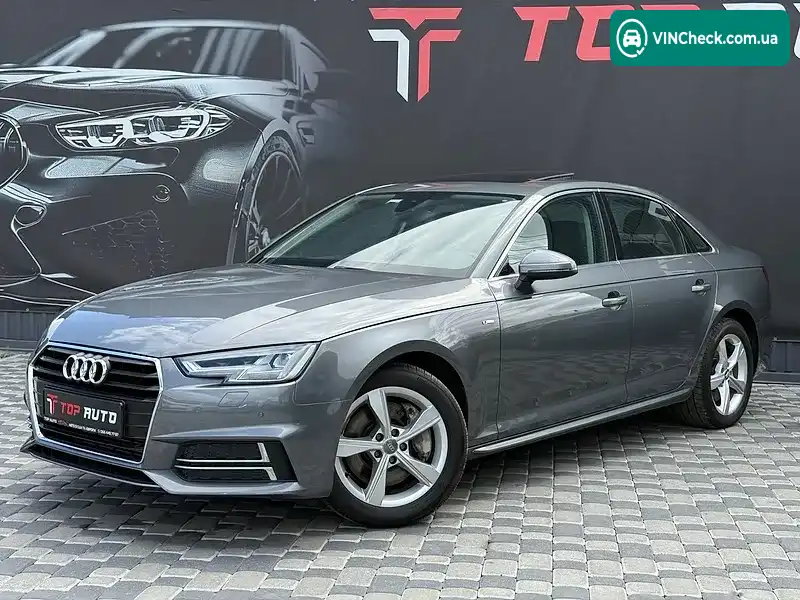 Audi A4 2019, фото з оголошення 2 з 20, VIN WAUDNAF44KA101992
