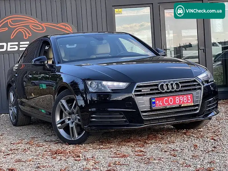 Audi A4 2017, фото з оголошення 1 з 20, VIN WAUANAF41HN067191