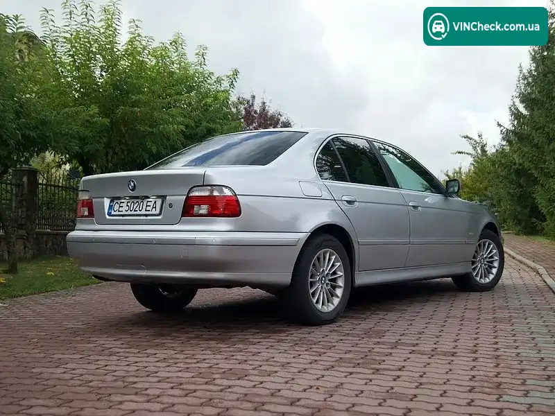 BMW 5 Series 2002, фото з оголошення 2 з 20, VIN WBADL81000GX65722