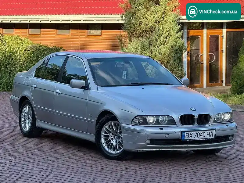 BMW 5 Series 2002, фото з оголошення 2 з 20, VIN WBADL81020GX60053