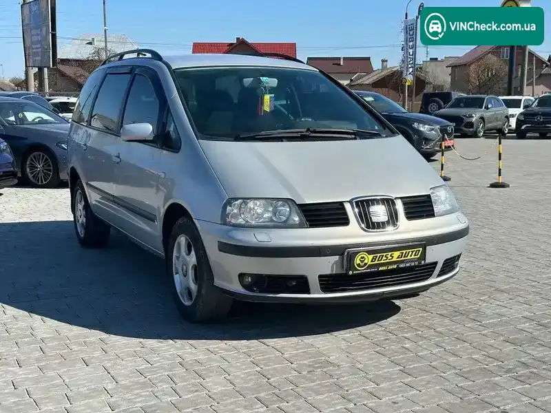 SEAT Alhambra 2001, фото з оголошення 1 з 15, VIN VSSZZZ7MZ2V509118
