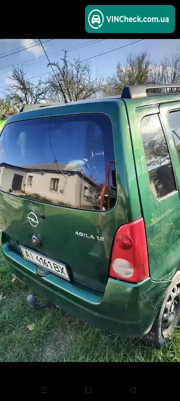 Opel Agila 2000, фото з оголошення 2 з 4, VIN W0L0HAF681G031168