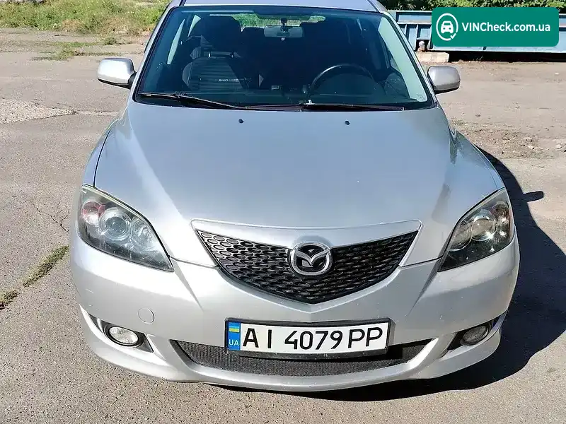 Mazda 3 2004, фото з оголошення, VIN JMZBK14Z251145928