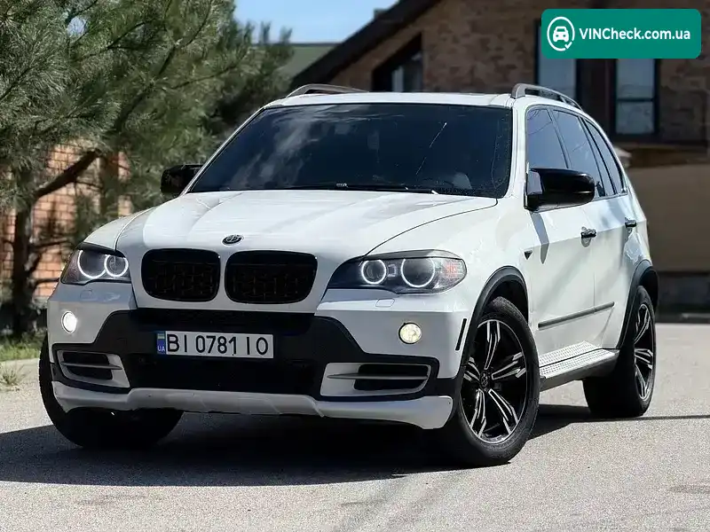 BMW X5 2008, фото з оголошення 1 з 17, VIN 5UXFE83528L163159