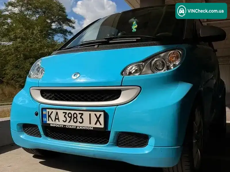 Smart Fortwo 2008, фото з оголошення 2 з 14, VIN WME4513311K157180