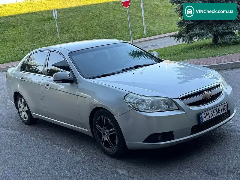 Chevrolet Epica 2007, фото з оголошення 1 з 20, VIN Y6DLF69KE7B065908