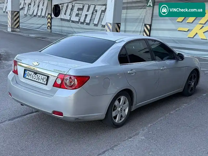 Chevrolet Epica 2007, фото з оголошення 2 з 20, VIN Y6DLF69KE7B065908