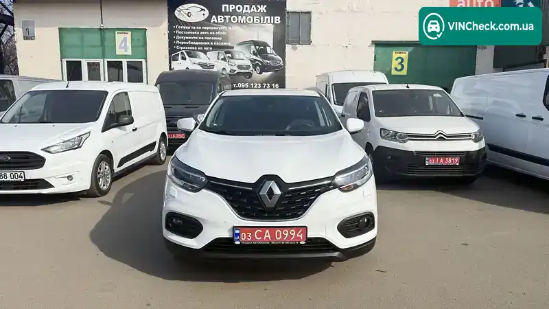 Renault Kadjar 2020, фото з оголошення 1 з 21, VIN VF1RFE00365002015
