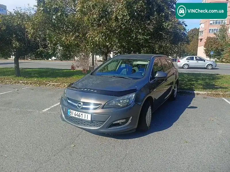 Opel Astra 2014, фото з оголошення 1 з 11, VIN W0LPE8EN6E8022420