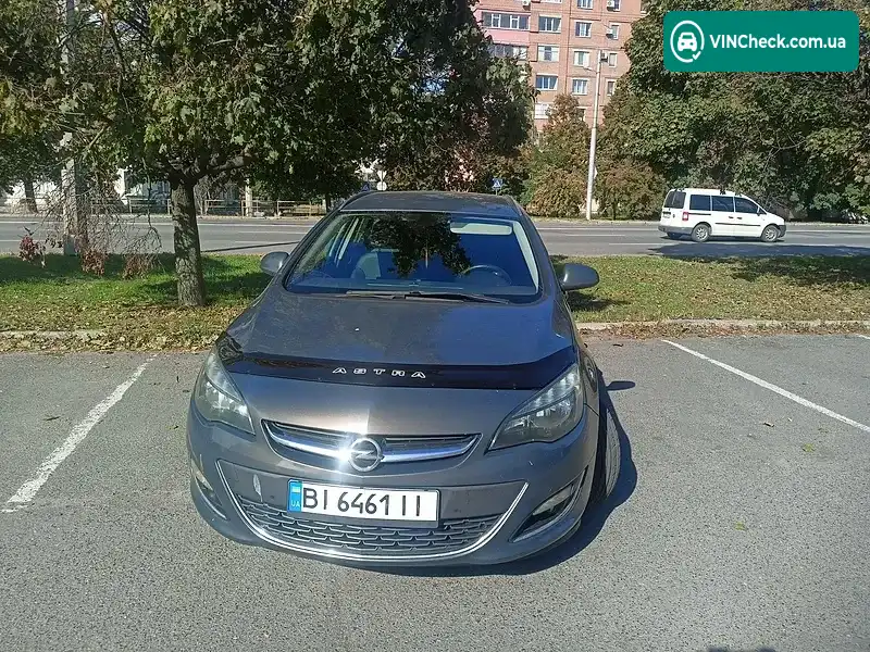Opel Astra 2014, фото з оголошення 2 з 11, VIN W0LPE8EN6E8022420