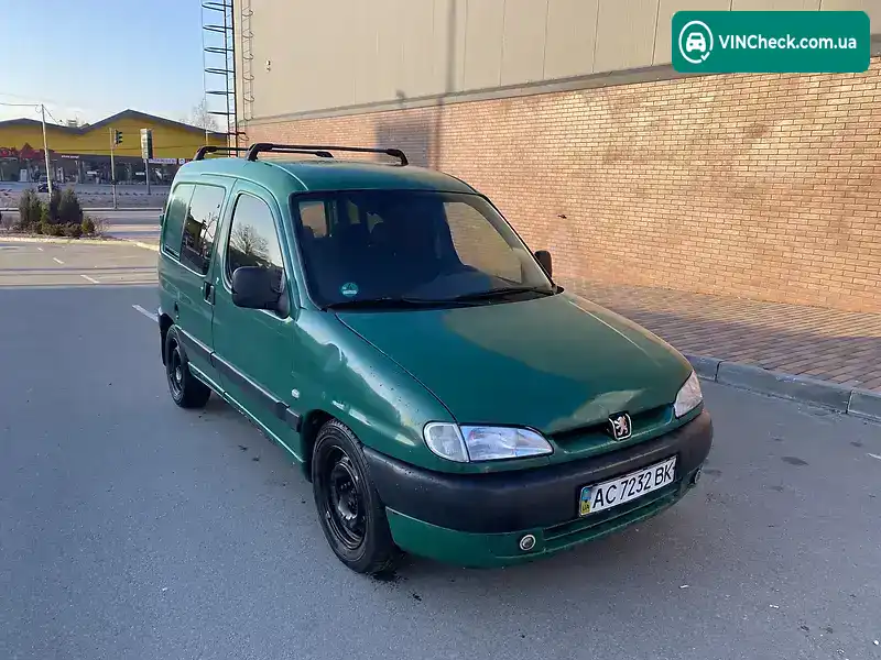 Peugeot Partner 2000, фото з оголошення 1 з 12, VIN VF35BWJZE60310016