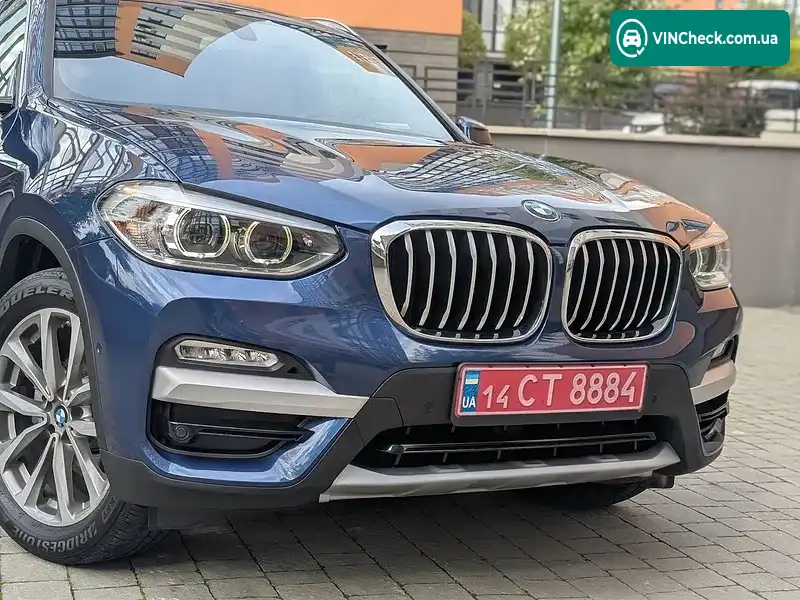 BMW X3 2018, фото з оголошення 2 з 20, VIN 5UXTR9C5XJLD63809