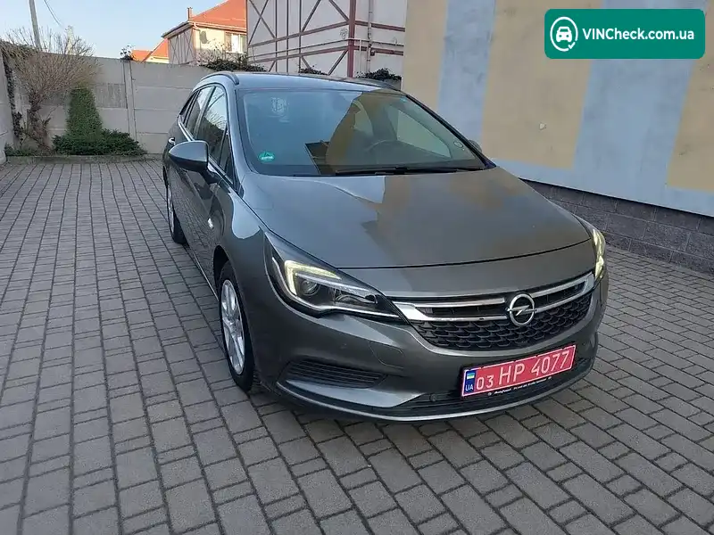 Opel Astra 2019, фото з оголошення 1 з 14, VIN W0VBD8EG0K8014220