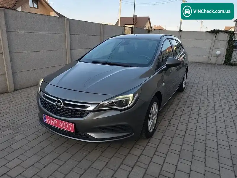 Opel Astra 2019, фото з оголошення 2 з 14, VIN W0VBD8EG0K8014220
