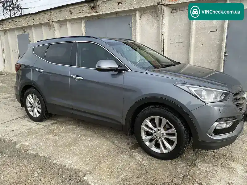 Hyundai Santa FE 2017, фото з оголошення 2 з 8, VIN KMHSU81XDJU815020
