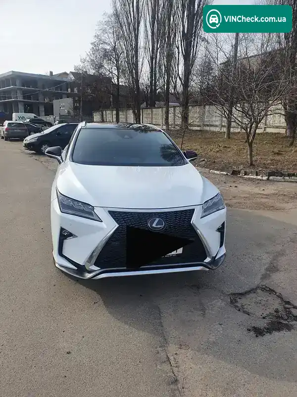 Lexus RX 2018, фото з оголошення 1 з 20, VIN 2T2BGMCA2KC034347