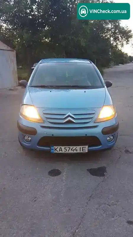 Citroen C3 2006, фото з оголошення 2 з 10, VIN VF7FCKFUC28716953