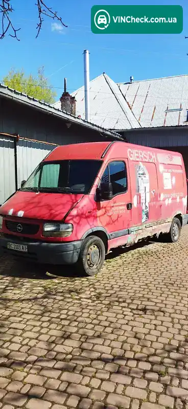 Opel Movano 2001, фото з оголошення 1 з 6, VIN VN1F9BGH523836972