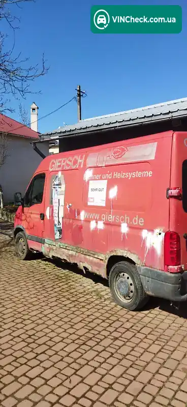 Opel Movano 2001, фото з оголошення 2 з 6, VIN VN1F9BGH523836972
