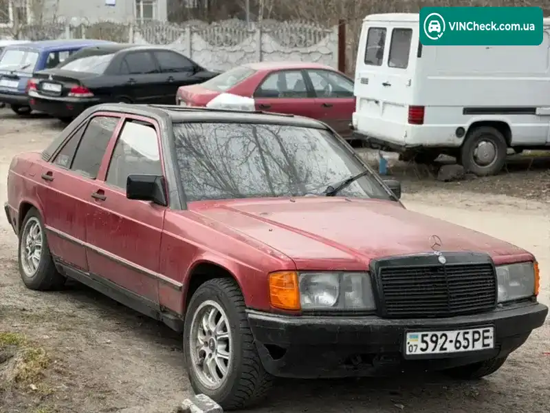 Mercedes-Benz 190 1986, фото з оголошення 1 з 7, VIN WDB2010241A279495