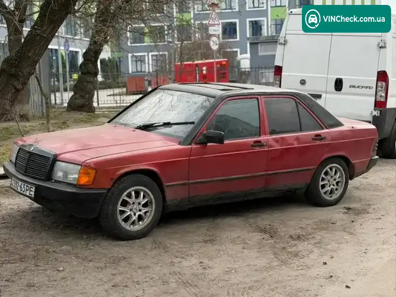 Mercedes-Benz 190 1986, фото з оголошення 2 з 7, VIN WDB2010241A279495
