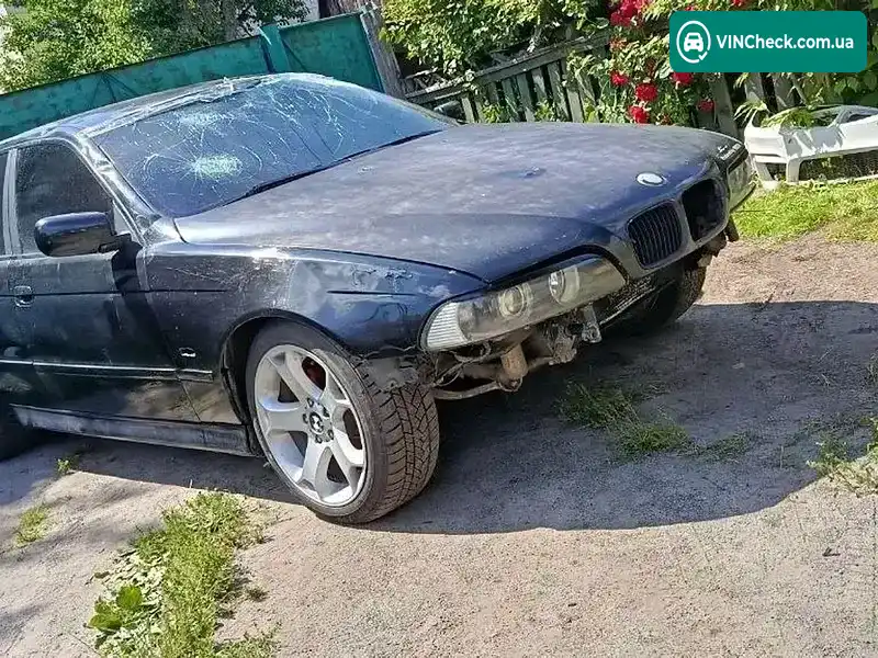 BMW 5 Series 2001, фото з оголошення 1 з 13, VIN WBADL81020GX48761