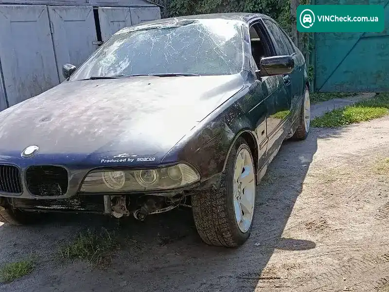 BMW 5 Series 2001, фото з оголошення 2 з 13, VIN WBADL81020GX48761