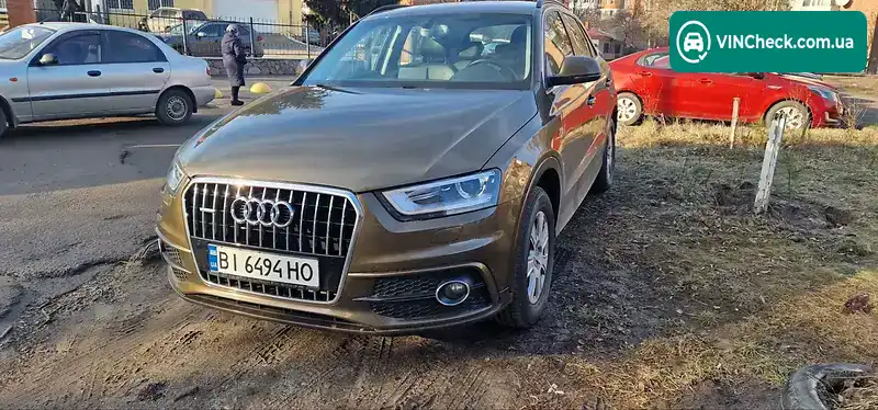Audi Q3 2013, фото з оголошення 1 з 11, VIN WAUZZZ8U0DR098387