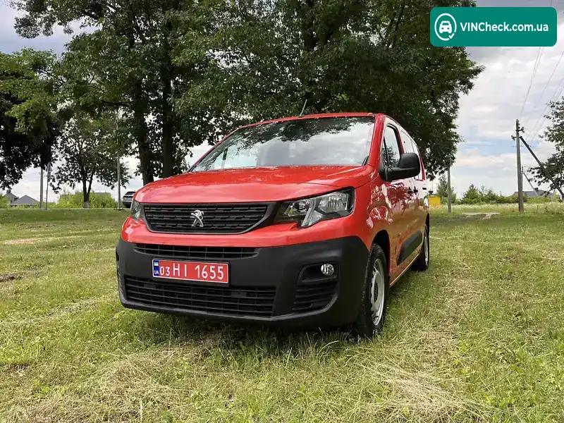 Peugeot Partner 2019, фото з оголошення 2 з 20, VIN VR3EFYHZRKJ673058