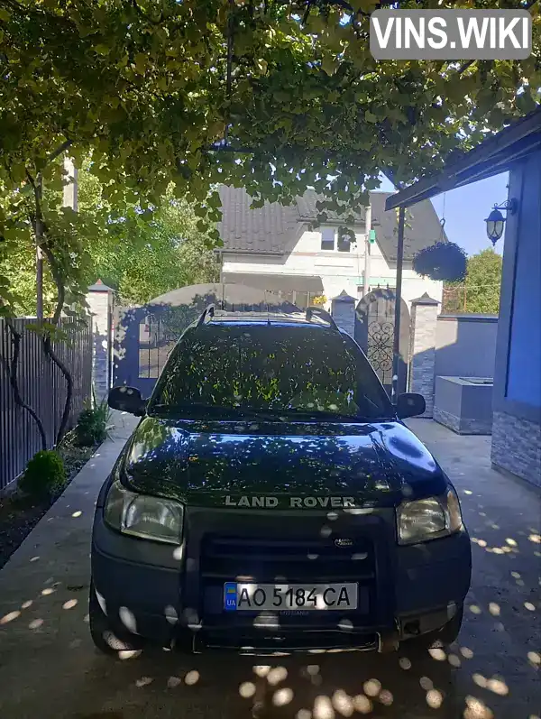 Land Rover Freelander 2001, фото з оголошення 1 з 8, VIN SALLNABA81A593805