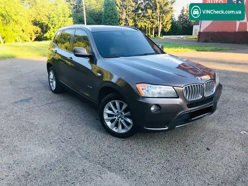 BMW X3 2012, фото з оголошення 2 з 13, VIN 5UXWX9C50D0A20208