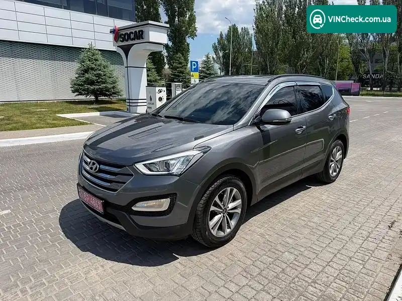 Hyundai Santa FE 2015, фото з оголошення 1 з 20, VIN KMHSW81UBFU456763