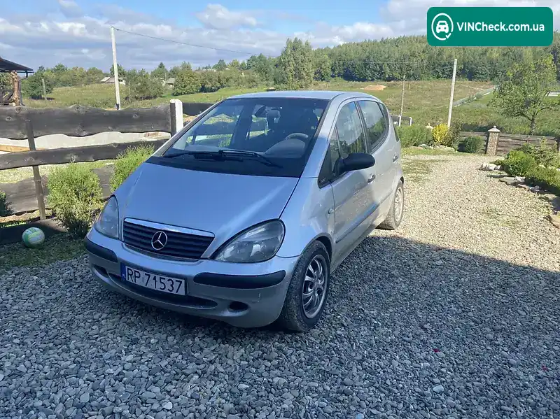 Mercedes-Benz A-Class 2001, фото з оголошення 2 з 11, VIN WDB1681091J653677