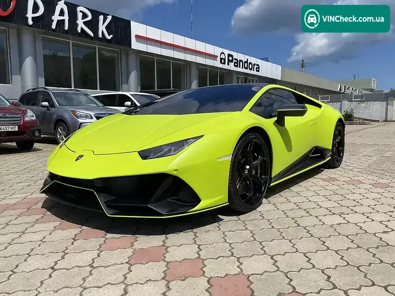 Lamborghini Huracan 2021, фото з оголошення, VIN ZHWEF4ZFXMLA16899