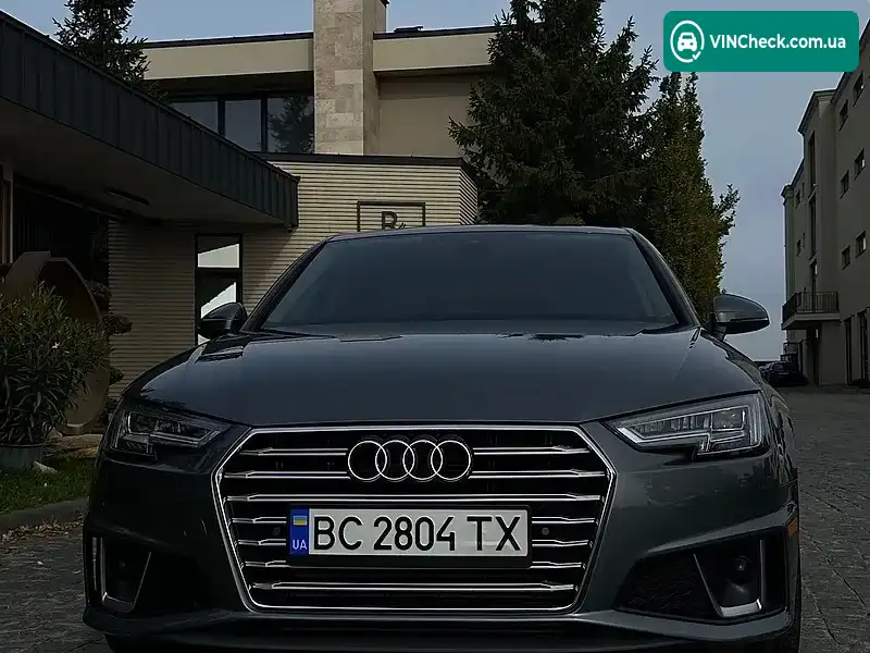 Audi A4 2019, фото з оголошення 2 з 12, VIN WAUENAF42KN018915
