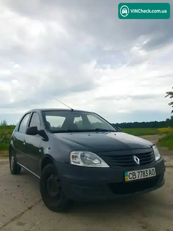 Renault Logan 2009, фото з оголошення 1 з 9, VIN VF1LSR4AH42165927