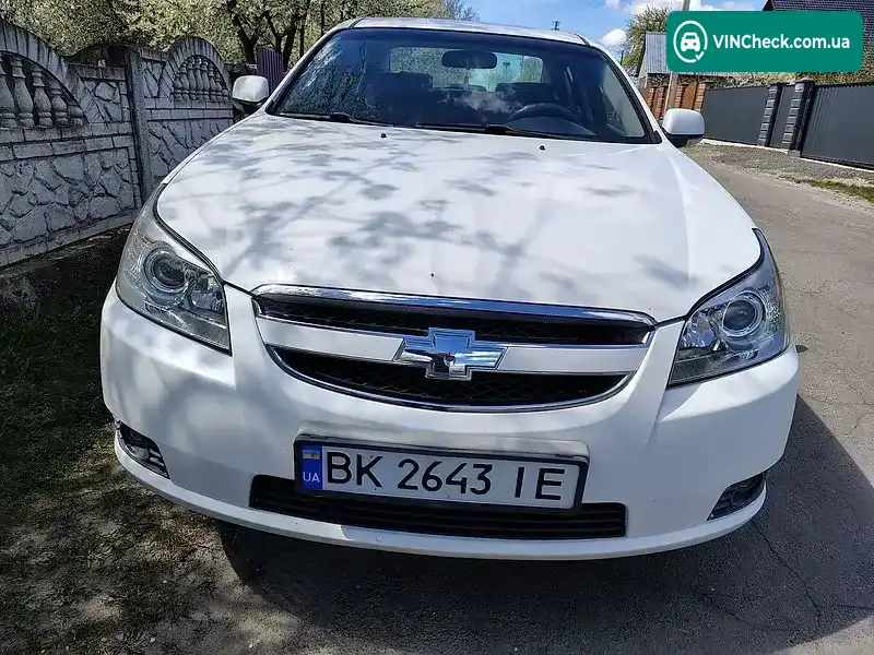Chevrolet Epica 2007, фото з оголошення 2 з 19, VIN Y6DLF69KE8B094103