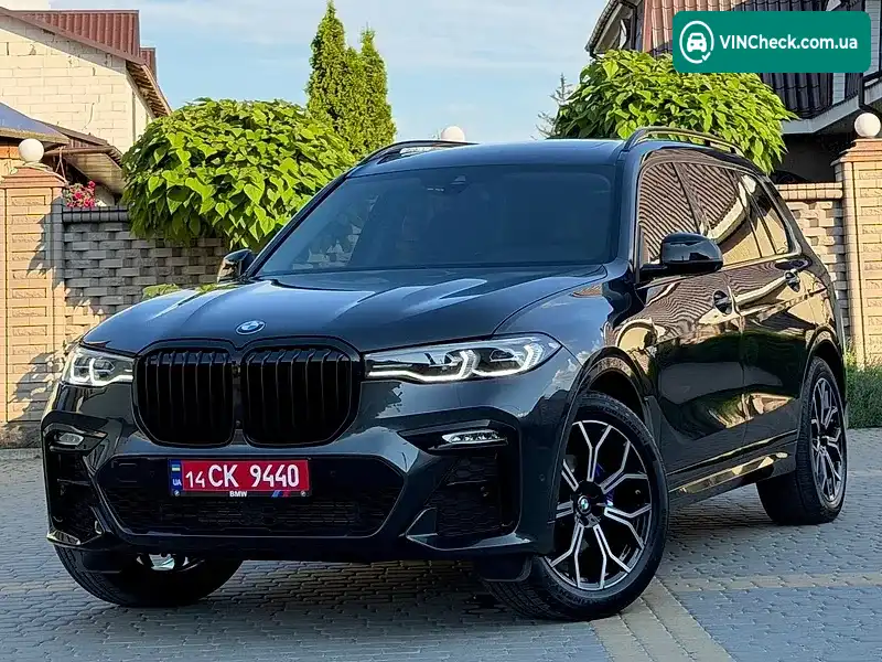BMW X7 2022, фото з оголошення 2 з 20, VIN 5UXCW2C0XN9K70969