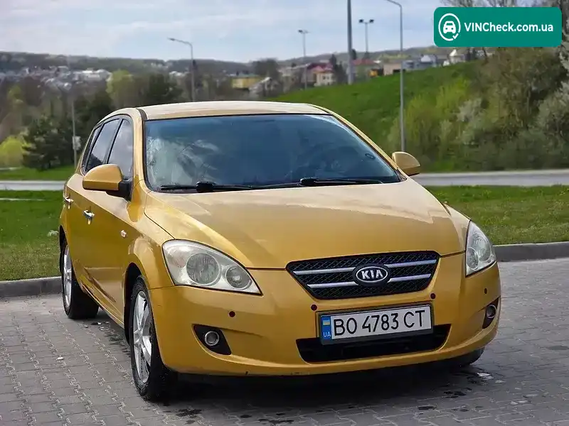 Kia Ceed 2008, фото з оголошення 2 з 21, VIN U5YFF24239L128302