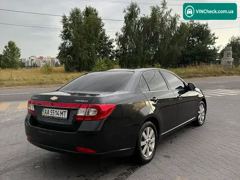 Chevrolet Epica 2009, фото з оголошення 2 з 10, VIN Y6DLF69KE9B153139