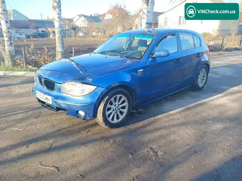 BMW 1 Series 2006, фото з оголошення 1 з 12, VIN WBAUG31010PU60026