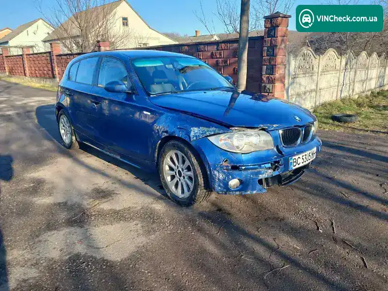 BMW 1 Series 2006, фото з оголошення 2 з 12, VIN WBAUG31010PU60026