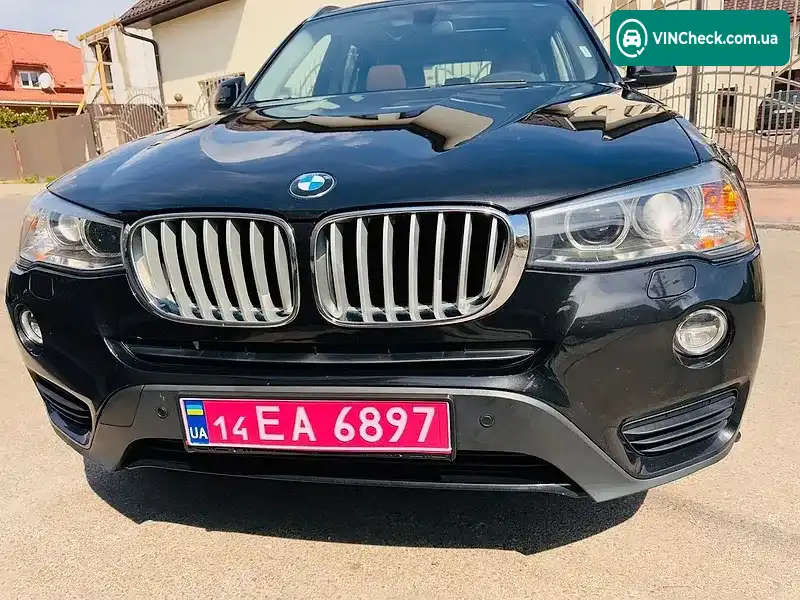 BMW X3 2017, фото з оголошення 1 з 20, VIN 5UXWX9C32H0T17403