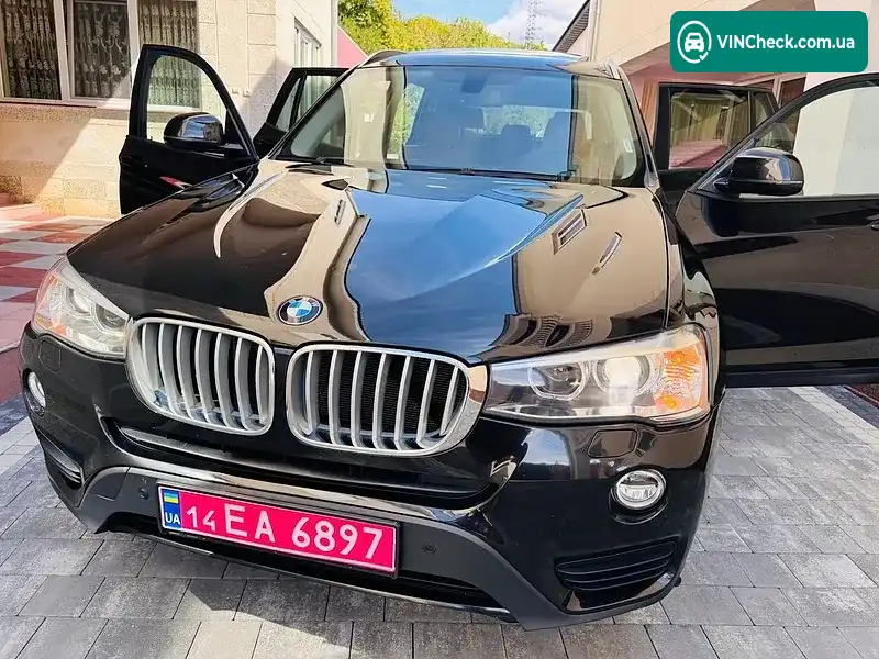 BMW X3 2017, фото з оголошення 2 з 20, VIN 5UXWX9C32H0T17403