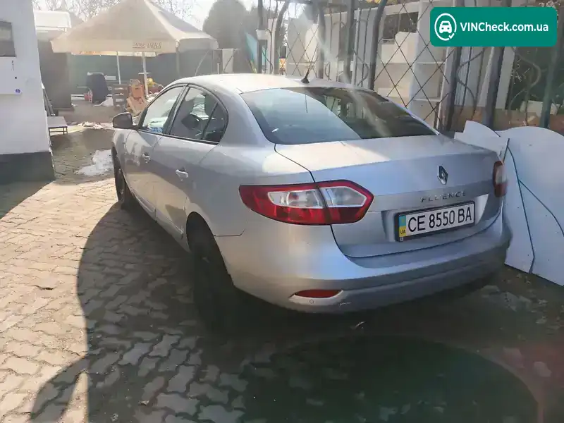 Renault Fluence 2012, фото з оголошення 1 з 3, VIN VF1LZBR0547928425