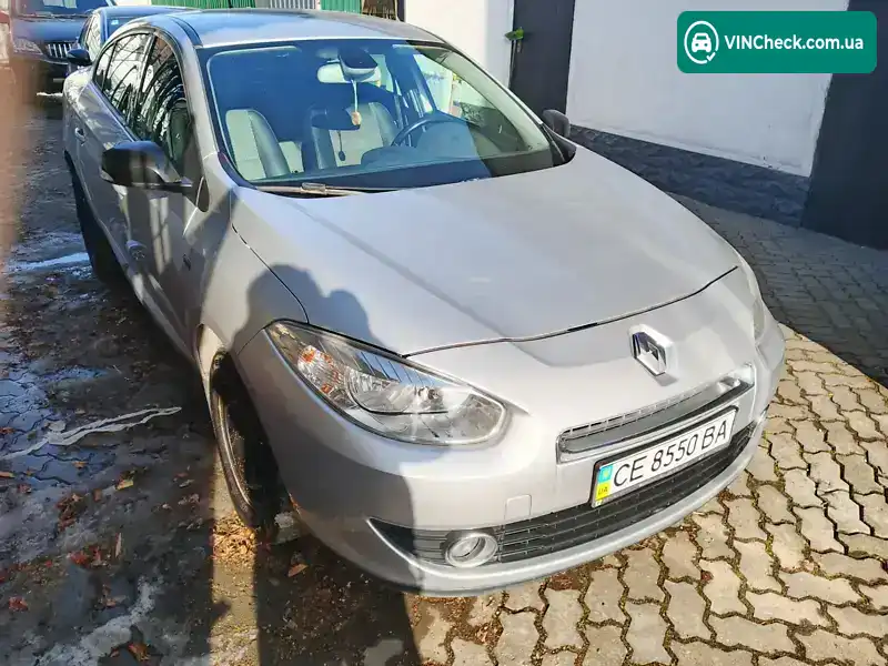 Renault Fluence 2012, фото з оголошення 2 з 3, VIN VF1LZBR0547928425