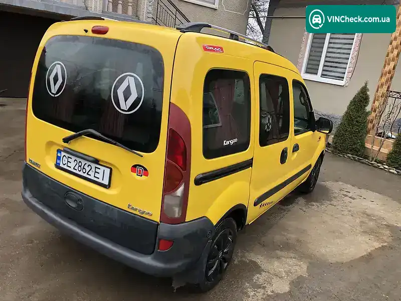 Renault Kangoo 2000, фото з оголошення 1 з 15, VIN VF1FC0DAF23311707