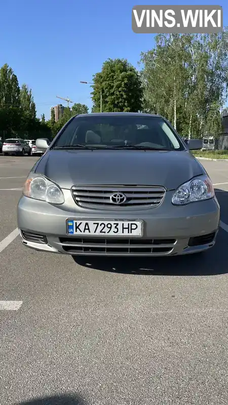 Toyota Corolla 2003, фото з оголошення 2 з 18, VIN 1NXBR32E33Z029543